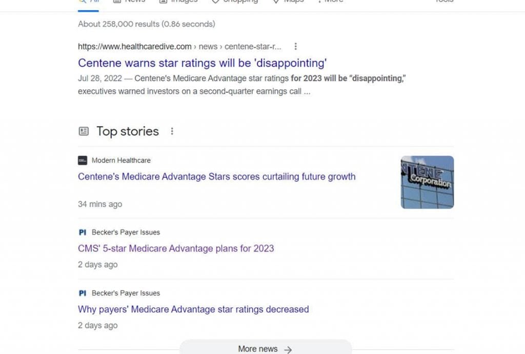 Centene Negative Ratings in the News